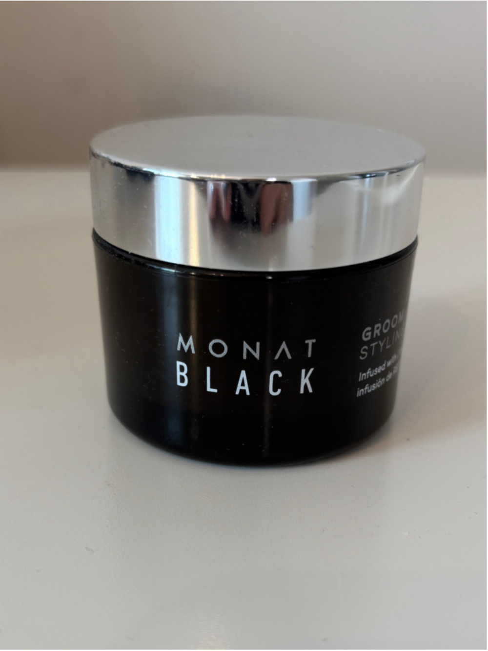 Monat Black Mens Groom Styling Clay Hair Care One Size Black Silver